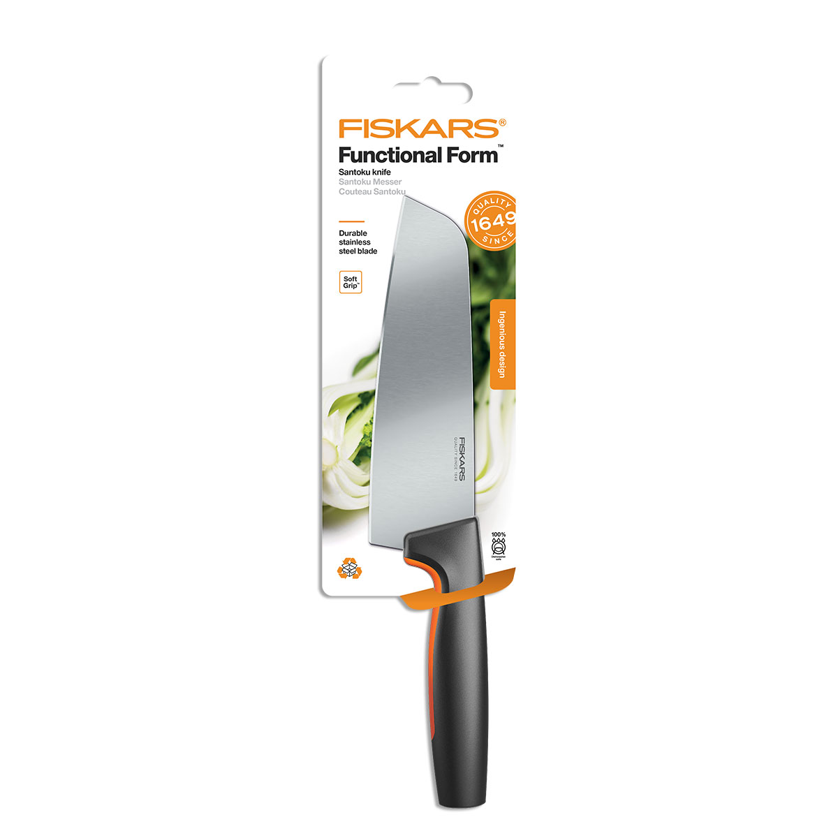 Santoku-kniv | Functional Form | Fiskars - Billede 2