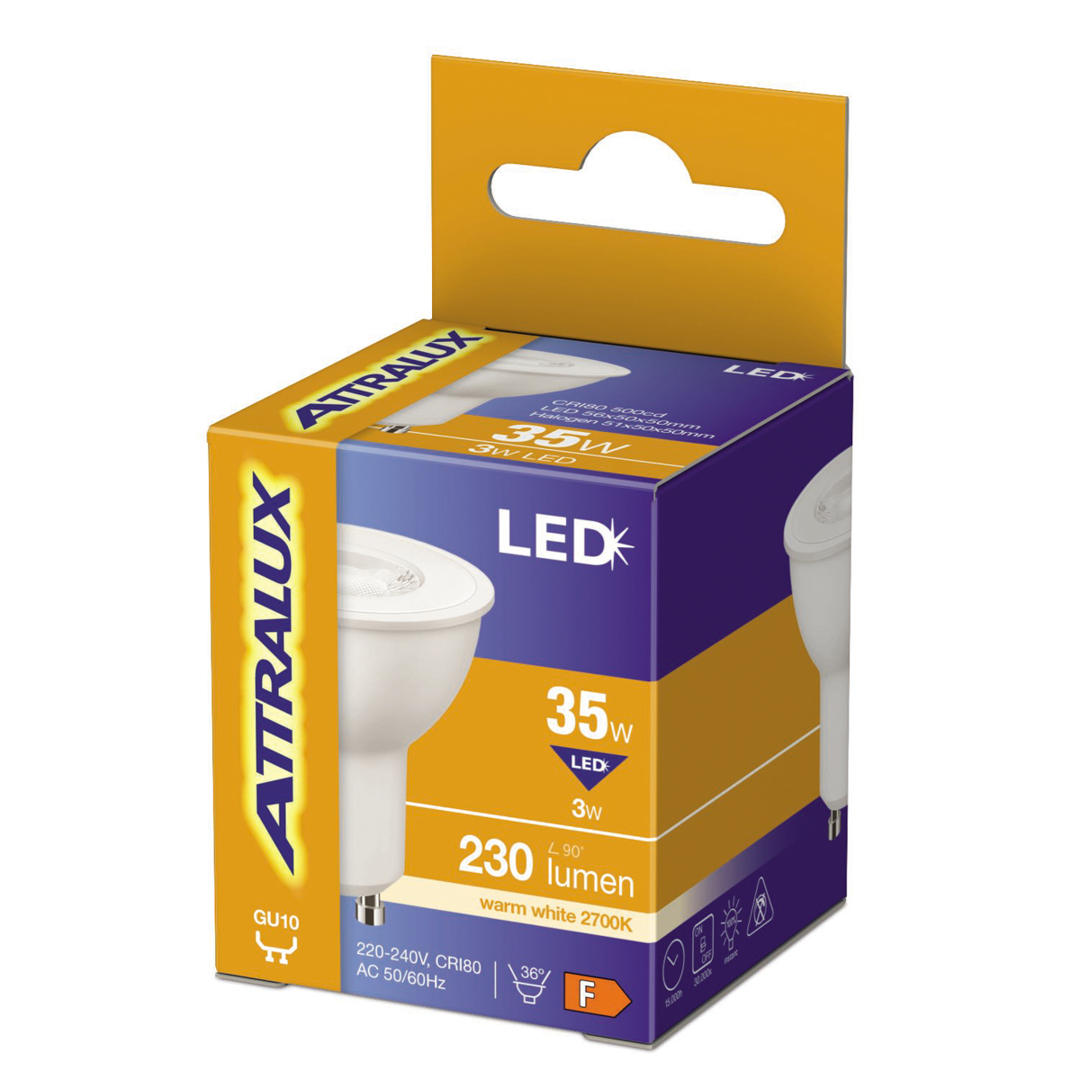 Philips LED Attralux 35W GU10 1 pak