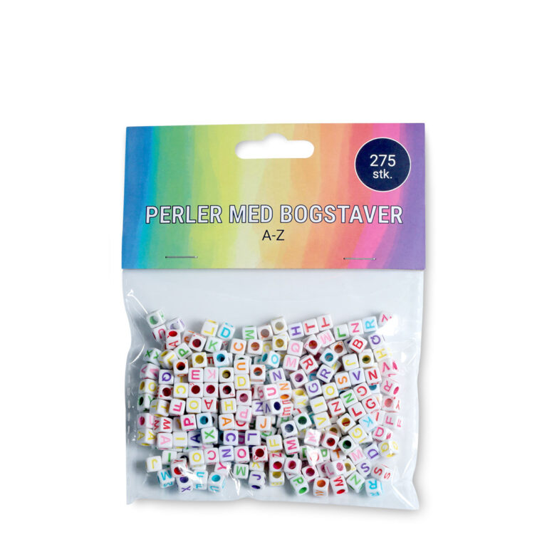 Perler Med Bogstaver 275 Stk AGK Nordic A S perler-med-bogstaver-275-stk-agk-nordic-a-s