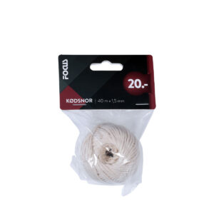 Kødsnor | 40 m x 1,5 mm | Focus