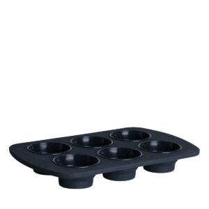 Foldbar muffinform | 6 muffins/cupcakes | Silikone
