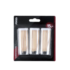 Tandstikkere | Bambus | 3 x 50 stk. | Focus