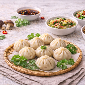 Alternative view of Bambusdamper med 2 lag og låg | Smag på verden