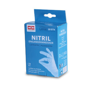 Nitrilhandsker | Large | 20 stk. | CC Hansen