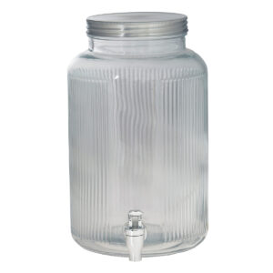 Glasdispenser med taphane og skruelåg | 6,0 l