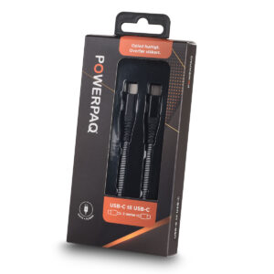 USB-A til USB-C | 2 meter | Lade- og datakabel | PowerPaq