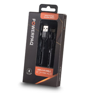 USB-A til USB-C | Lade- og datakabel | PowerPaq