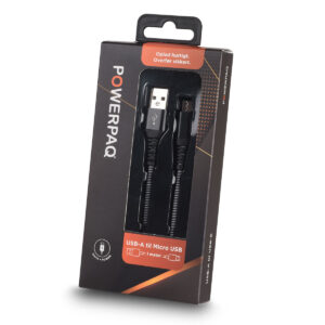 USB-A til Micro USB | Lade- og datakabel | PowerPaq