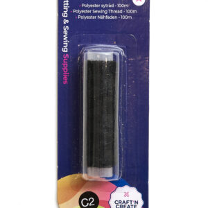 Polyester Sytråd 100M Black
