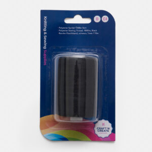Polyester Sytråd 1000M Black