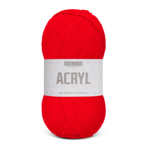 Bumbo Acryl Fv. 7 Bfl Rød, 150g