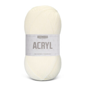 Bumbo Acryl Fv. 19 Bfl, Råhvid, 150g