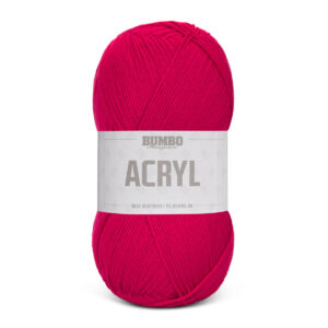 Bumbo Acryl Fv. 51 Bl Hindbær, 150g