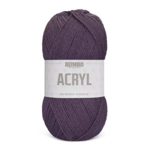 Bumbo Acryl Fv. 55 Bl Mørk Blomme, 150g