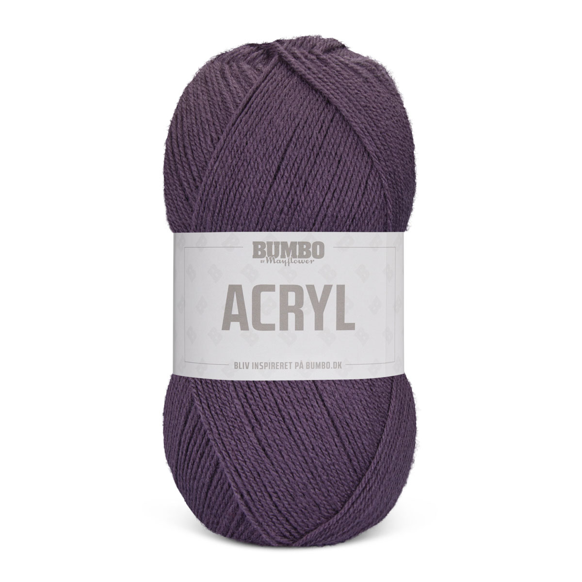Bumbo Acryl Fv. 55 Bl Mørk Blomme, 150g