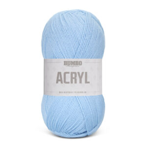 Bumbo Acryl Fv. 57 Bl Lys Blå, 150g