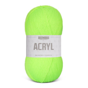 Bumbo Acryl Fv. 91 L Neon Grøn, 150g