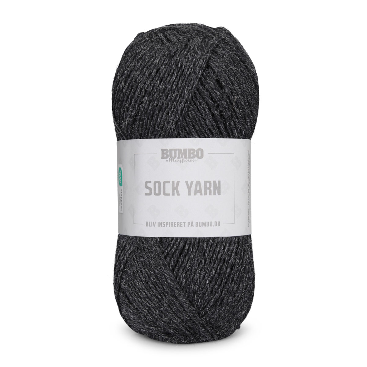 Bumbo Strømpegarn Fv. 102 Bl Koksgrå, 50g