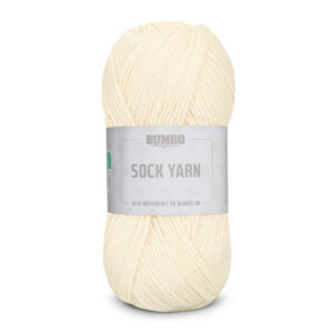 Bumbo Strømpegarn Fv. 107 Bfl Natur, 50g