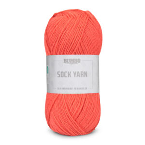 Bumbo Strømpegarn Fv. 113 L Orange, 50g