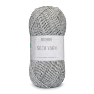 Bumbo Strømpegarn Fv. 122 Bfl Lys Grå, 50g