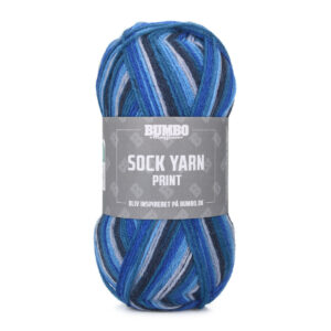 Bumbo Strømpegarn Fv. 197 Print Bfl Skovsø, 50g