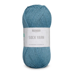 Bumbo Strømpegarn Fv. 2054 Bl Støvet Blå, 50g