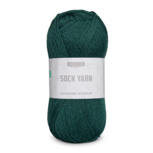 Bumbo Strømpegarn Fv. 2056 Bl Gran Grøn, 50g