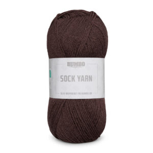 Bumbo Strømpegarn Fv. 2058 Bl Chokolade, 50g