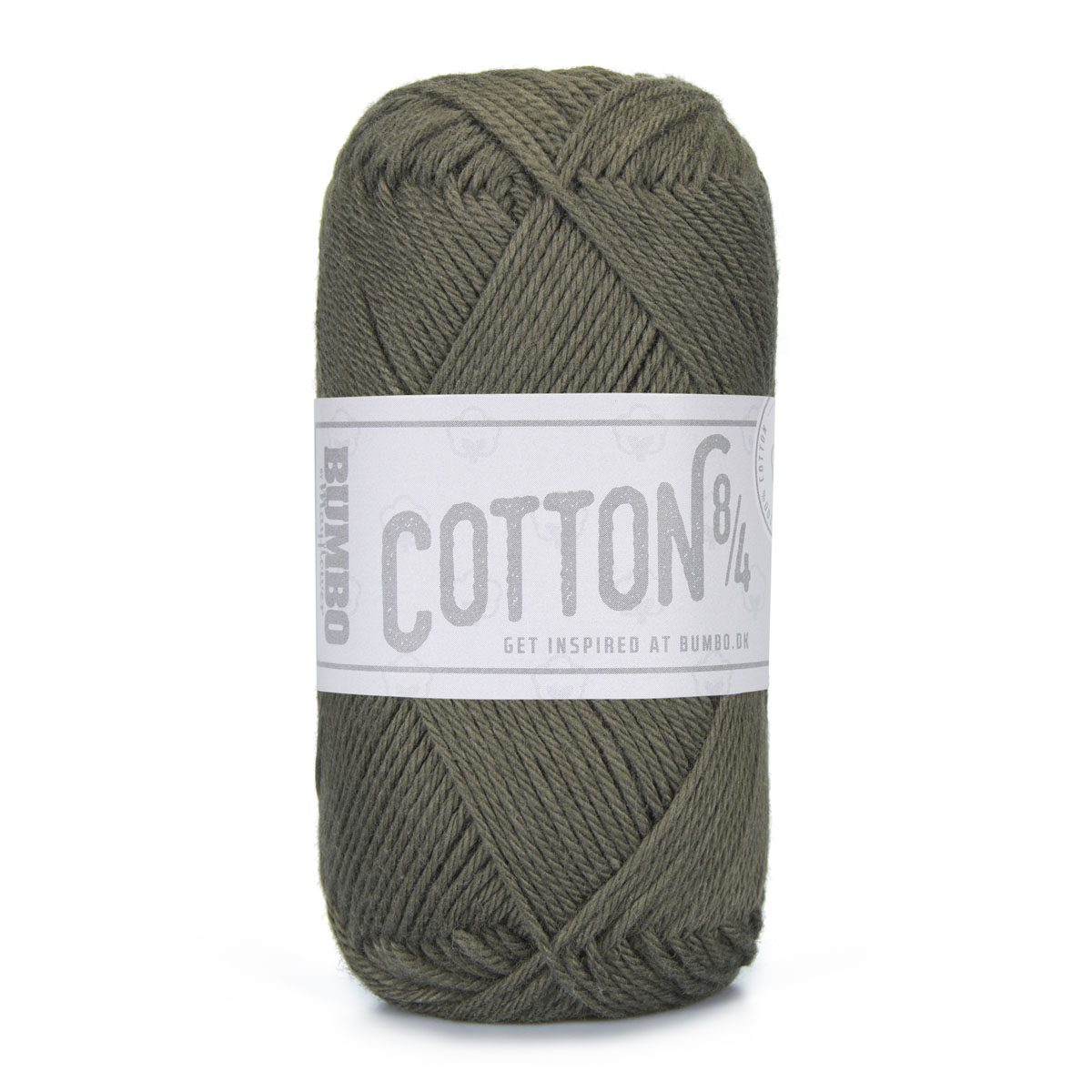 Bumbo Bomuld 8/4 Fv. 254 Bfl Mørk Oliven, 50g