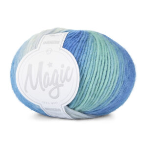 Bumbo Magic Fv. 906 Bl Blå, Turkis, Hvid, 100g