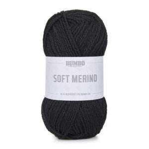 Bumbo Soft Merino Fv. 114 Bl Sort, 50g