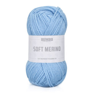 Bumbo Soft Merino Fv. 130 Bl Pastelblå, 50g