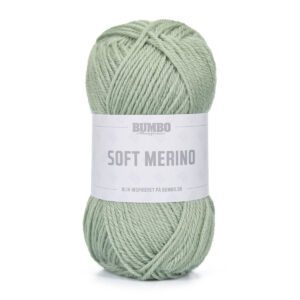 Bumbo Soft Merino Fv. 131 Bl Støvet Lys Grøn, 50g