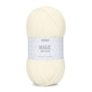 Bumbo Magic Uni Fv. 001 Bl Råhvid, 100g