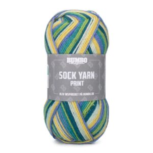 BUMBO SOCK YARN PRINT | 192 Forårsblomst | 50 g