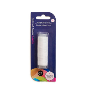 Craft'nCreate Sytråd | Polyester | Hvid | 100 m