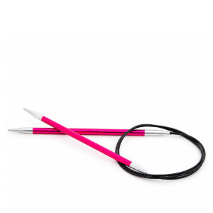 KnitPro Zing Faste Rundpinde | 60 cm | 5,0 mm