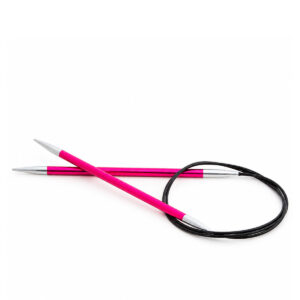 KnitPro Zing Faste Rundpinde | 80 cm | 5,0 mm