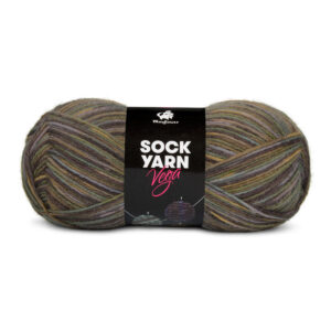 Mayflower Vega Sock Yarn | 03 Army / Oliven / Mørkegrå / Lysegrå | 50 g
