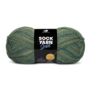 Mayflower Sirius Sock Yarn | 05 Grøn / Mørkegrøn / Army | 50 g