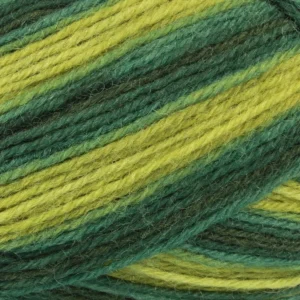 Alternative view of Mayflower Jupiter Sock Yarn | 06 Oliven / Lime / Grangrøn / Mørkegrøn | 50 g