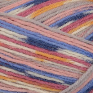Alternative view of Mayflower Venus Sock Yarn | 06 Grå / Pudder / Kornblomst / Karry / Navy | 50 g